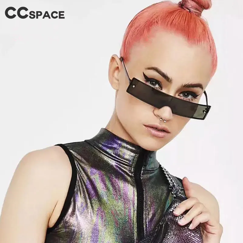 47083 маленькая оправа одна линза прямоугольные солнцезащитные очки для мужчин и