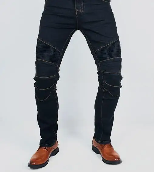 Классические мотоциклетные брюки KOMINE мужские джинсы для езды на мотоцикле без