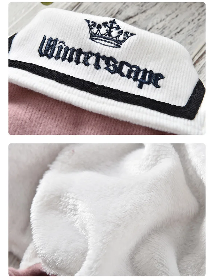 Newest Dog Clothes for Autumn and Winter Navy Blue Pink Colors Four-legged Leisure Sports Style Small Dog and Puppy Clothes