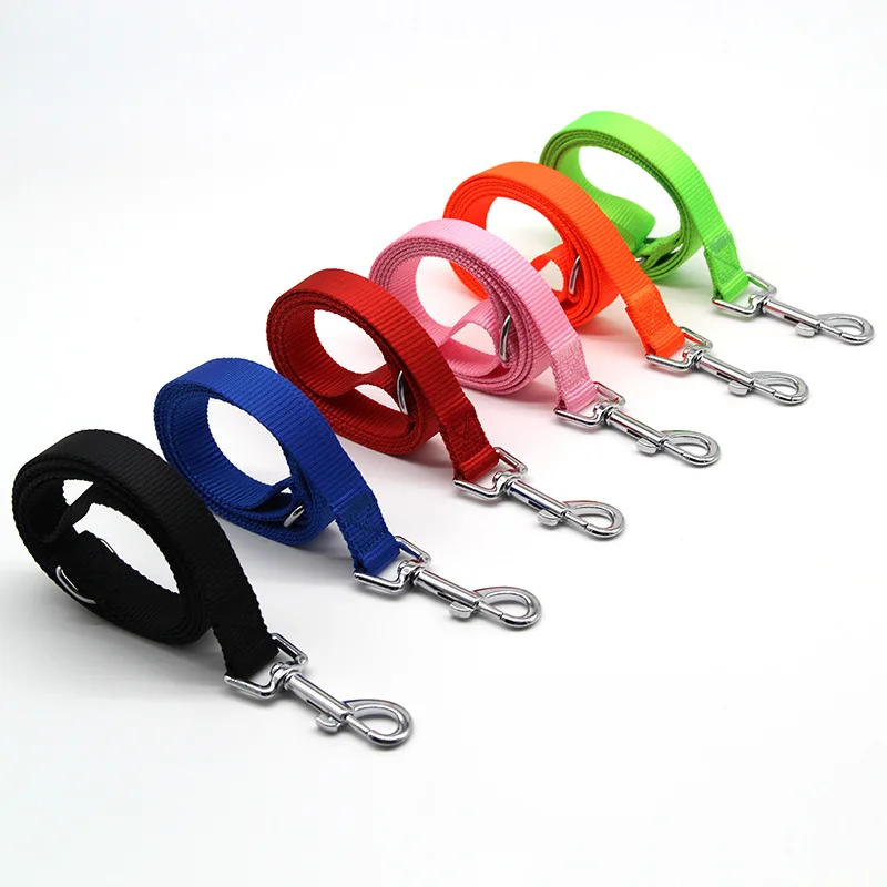 

Explosions Selling Pet Supplies Pet Leash Multi-Color Dog Leash Nylon Traction Belt Dogs Accessoires Dog Harness And Leash Set