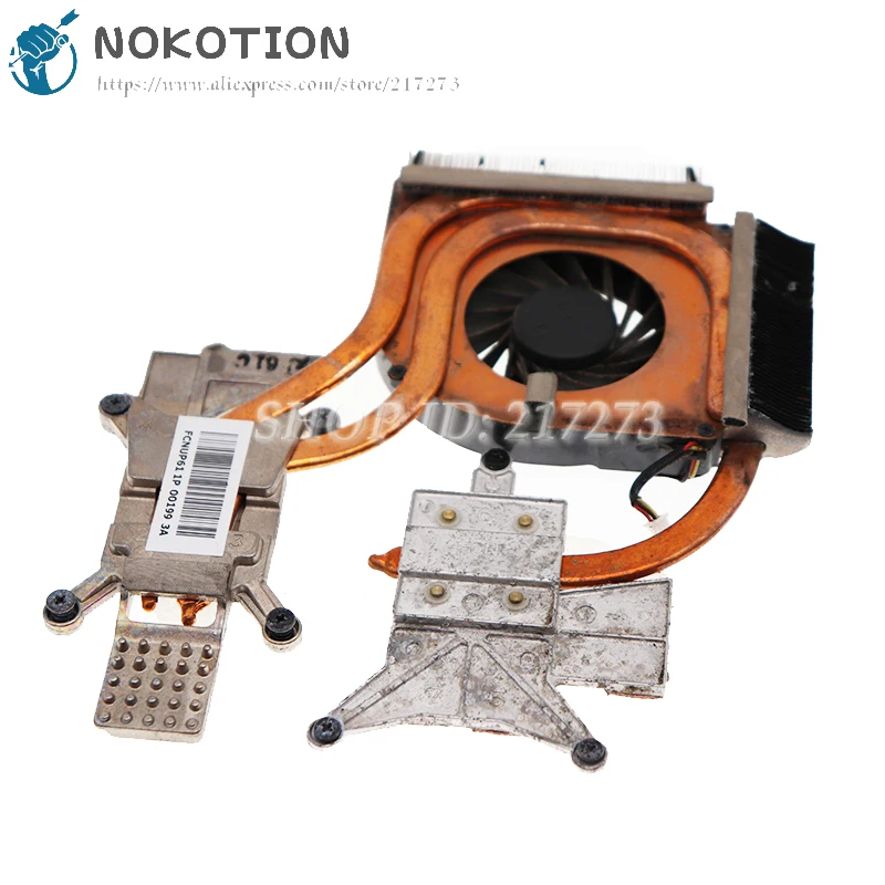 

Оригинальный радиатор NOKOTION 579158-001 для ноутбука HP