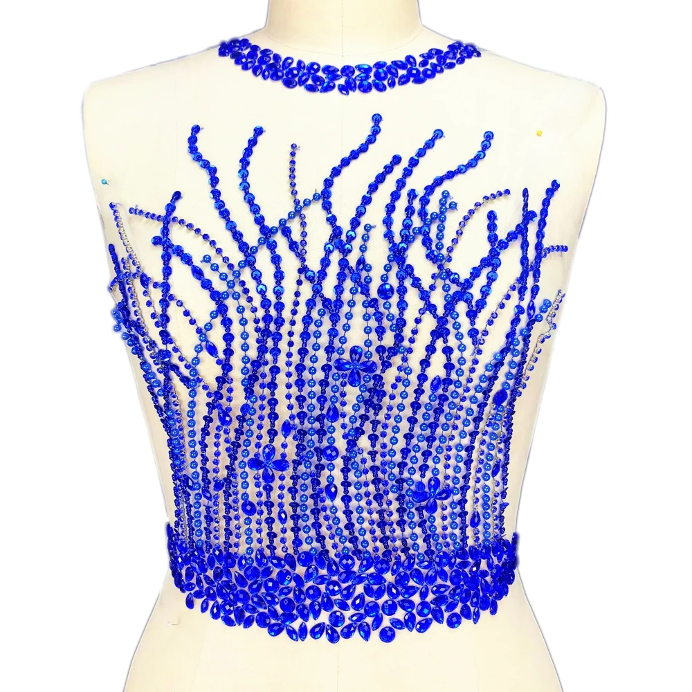 Пришивной лиф ручной работы 35x44 см белый для свадебного платья костюмов одежды с