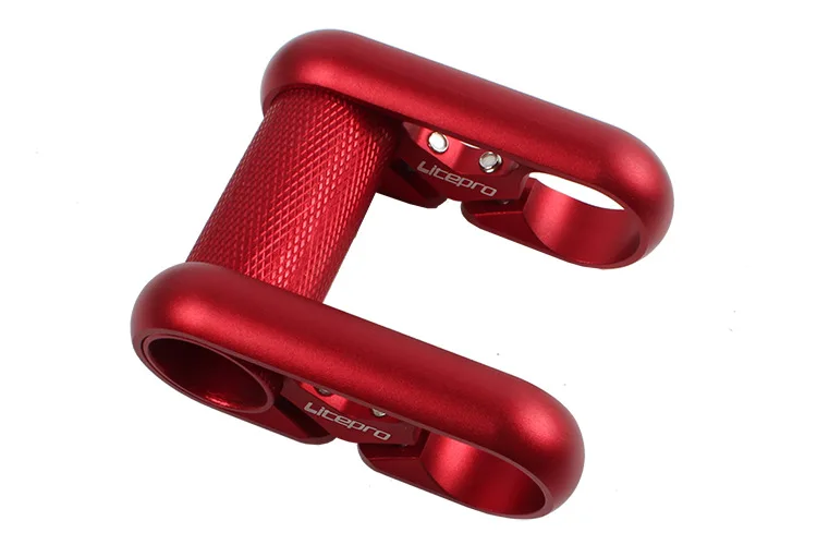 litepro LP bicycle stem Folding Bike Double Stem Bmx Riser Bicyle Handlebar for 25.4mm Adjustable | Спорт и развлечения