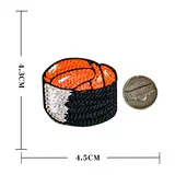 New Japanese Food Sushi Patches Iron On Cheap Embroidery Patch Applique Parches Ropa For Clothing Stripes Stickers DIY | Дом и сад