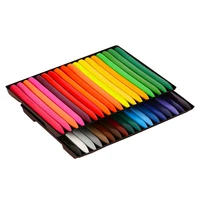 fashion 36 colors triangular crayons safe non toxic triangular colouring pencil for students kids children