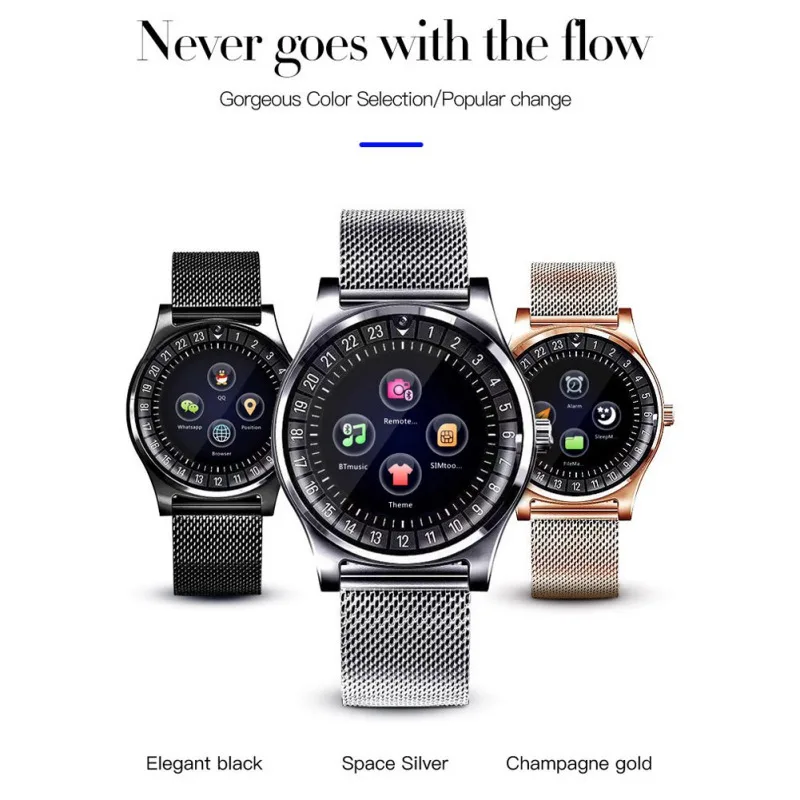 Сапфировое зеркало Смарт часы активности беговой браслет спортивные умные 280 мАч