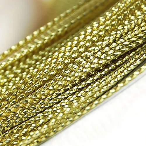 Прочная нить шнур для ювелирных изделий многофункциональный золотой