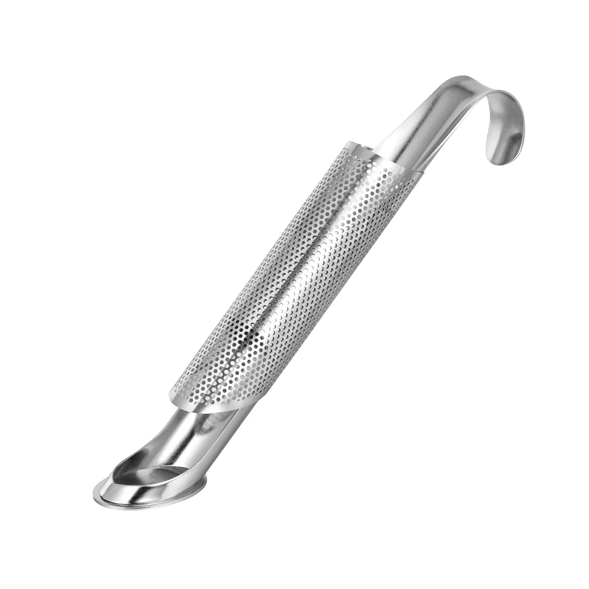 

OUNONA Tea Infuser 304 Stainless Steel Stick Pipe Steeper Strainer with Hook for Loose Tea Leaf Herbs or Spice