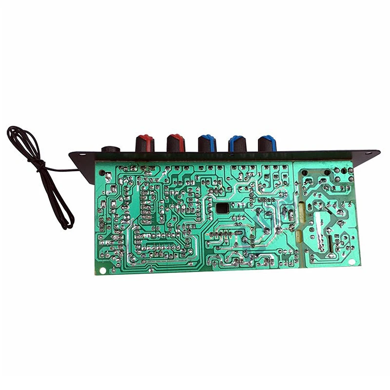 

AC 220V 12V 24V Digital Bluetooth Amplifier Board Subwoofer Dual Microphone Amplifiers for 8-12 Inch Speaker(EU Plug)