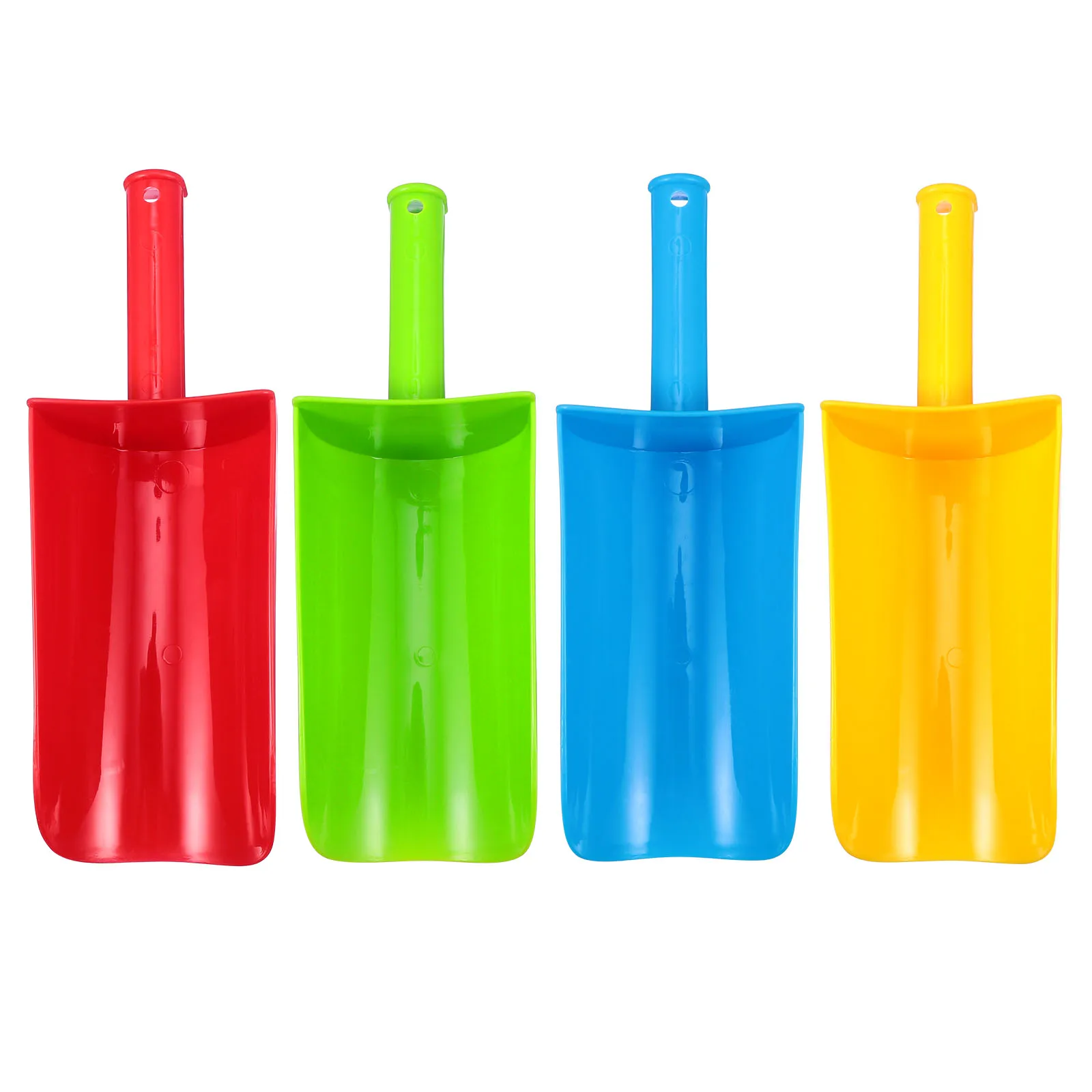 

4pcs Sand Shovels Toy Short Handle Sand Scoop Toy Children Summer Beach Toys