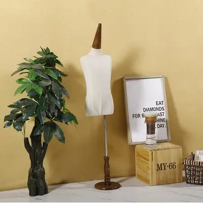 Детские реалистичные манекены из пенопласта на 7-8 лет с круглым деревянным