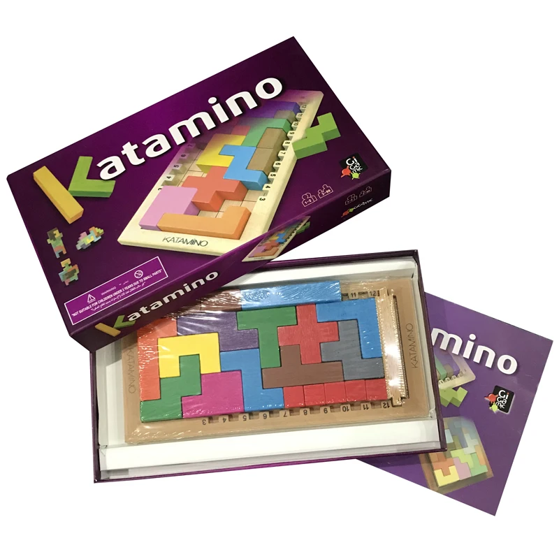 

Intelligence 3D Wooden Puzzle Game Katamino Tetris Puzzle Magic Brain Teaser Birthday Children's Day Gift Present for Kids