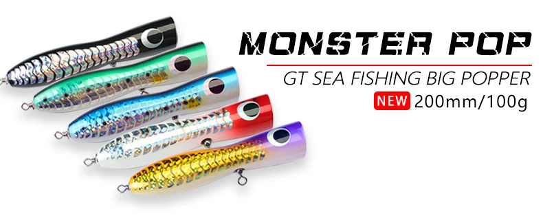 MAD MOUSE GACHISLA 22 см 190 г Topwater деревянный Поппер GT поверхность выскакивающая приманка Deep Sea Chugger приманки для рыбалки на лодке океан рыбалка