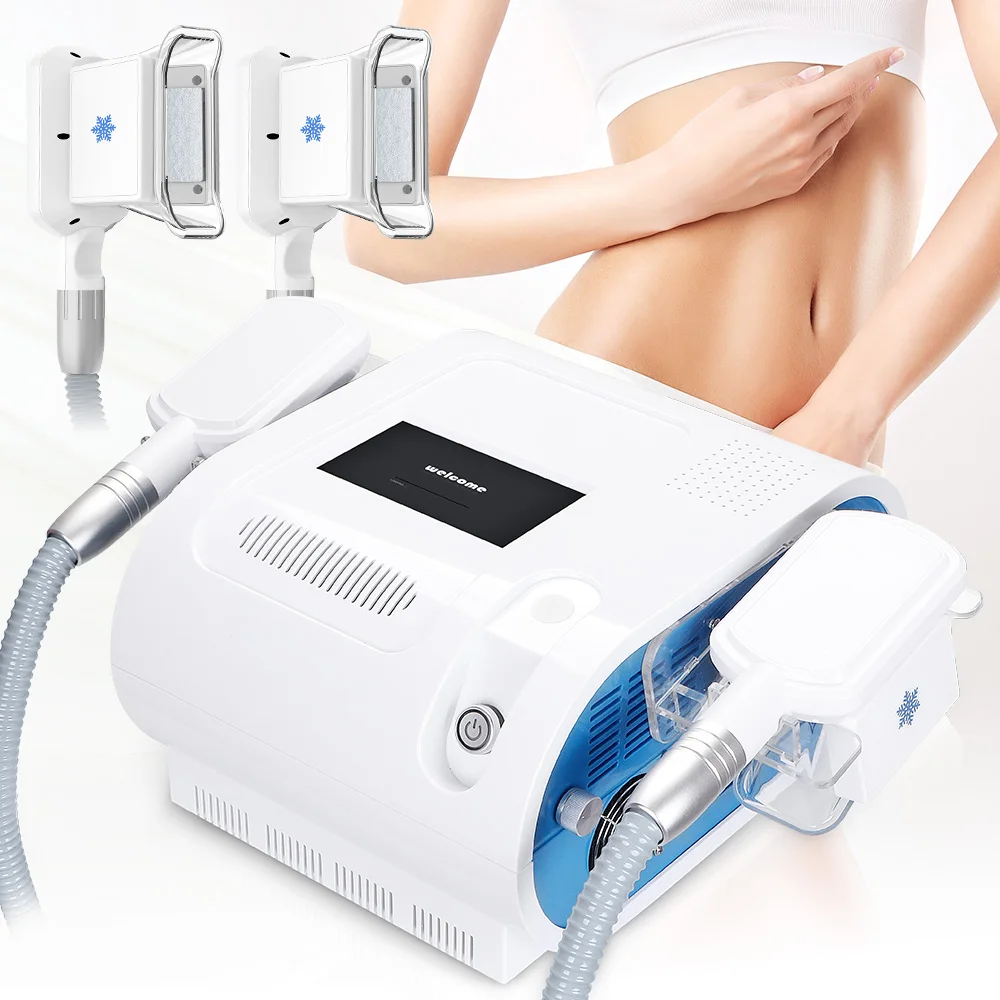 

Two Handles Cooling Vacuum Fat Dissolve Body Massage Slimming Machine High Efficiency Cellulite Removal Freezen Machine