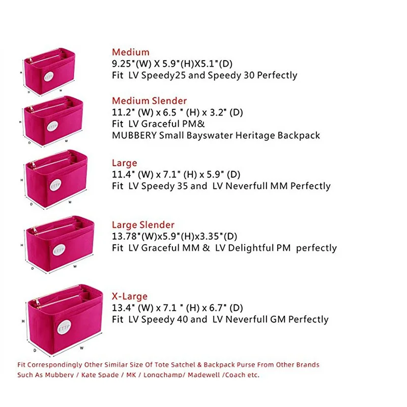 

New Color Ladies Felt Cosmetic Bag, Multi-function Storage Felt Storage Bag, Felt Bag Middle Bag Customization