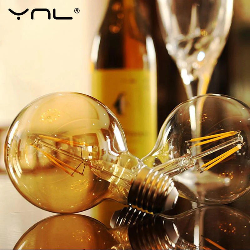 

Светодиодный ретро-светильник Эдисона E27, E14, ST64, G80, 220 В, 2, 4, 6, 8 Вт, светодиодный домашний декор