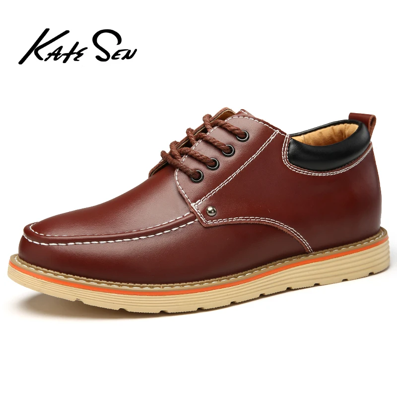 KATESEN/Мужская обувь повседневная из натуральной кожи высококачественные