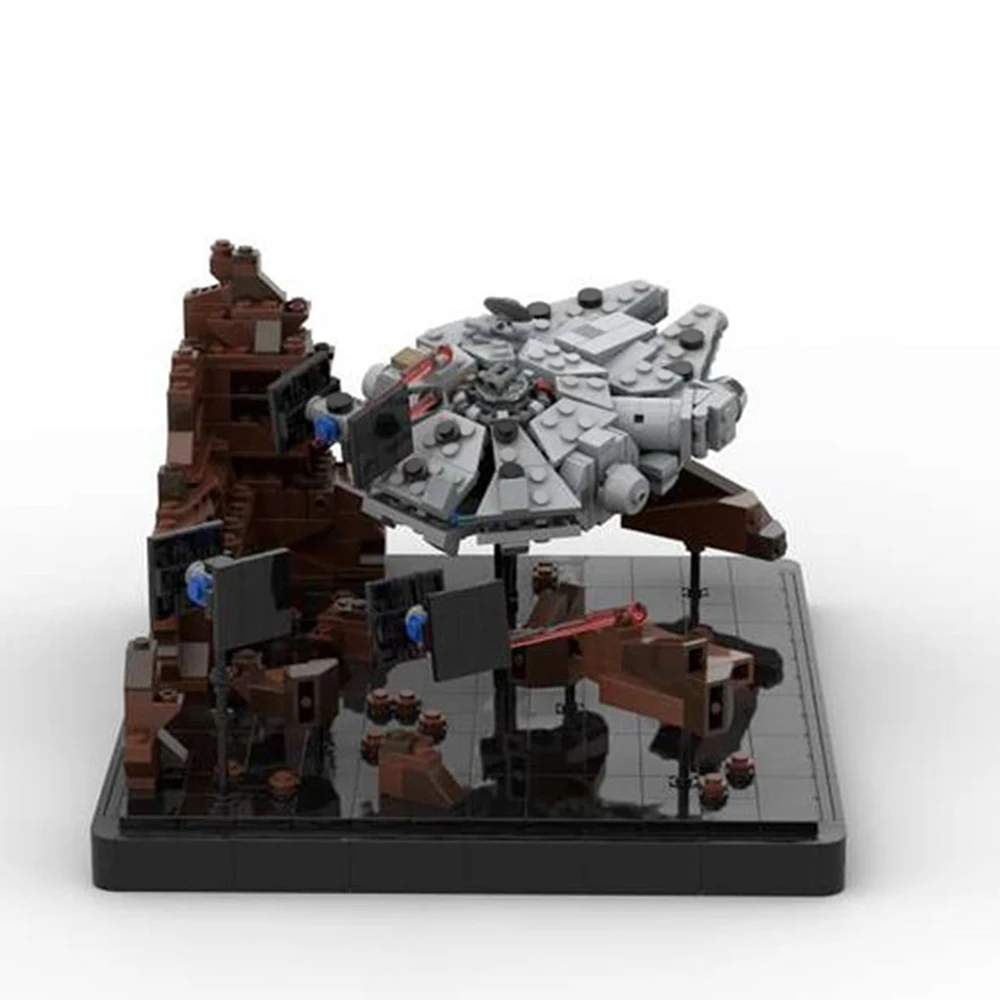 Астероид Chase Micro Серия V Space Wars MOC 41087 конструкторных блоков Детские кубики игрушки
