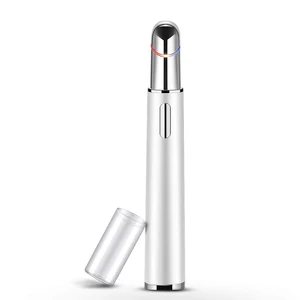 Электрический Ионный массажер для глаз для лица палочка с подогревом и холодной звуковой вибрацией удаление темного круга омолаживающий уход за кожей вокруг глаз инструменты