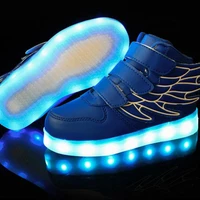 children glowing sneakers kid luminous sneakers for boys girls led sneakers with luminous sole lighted shoes