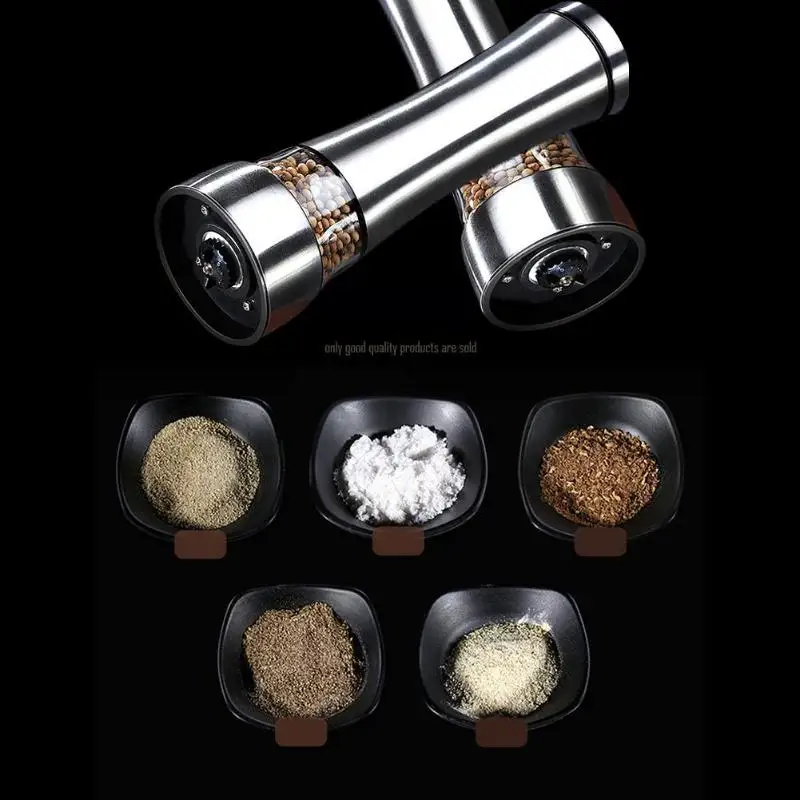 Нержавеющая сталь Spice Grinder износостойкие кухонные ручные соль перец тмин