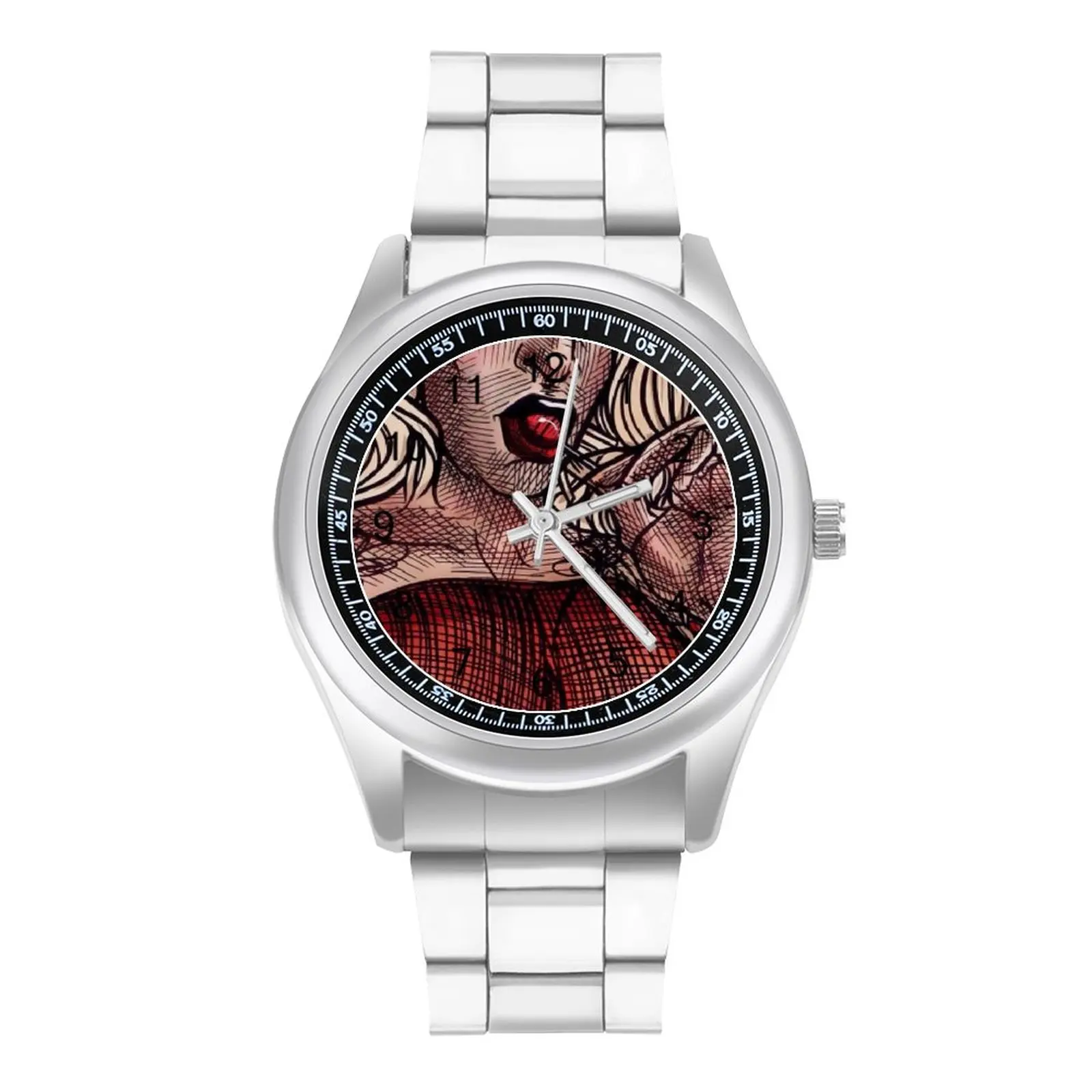 

Katya Quartz Watch Round Couple Wrist Watch Photo Stainless Travel Hit Sales Wristwatch