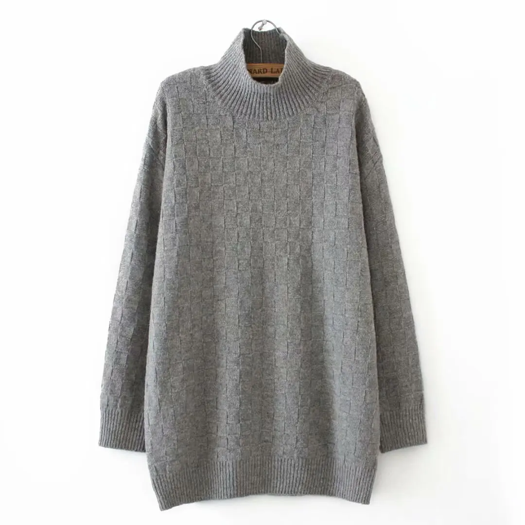 Повседневные женские свитера размера плюс Осень-зима 2019 Модные свободные