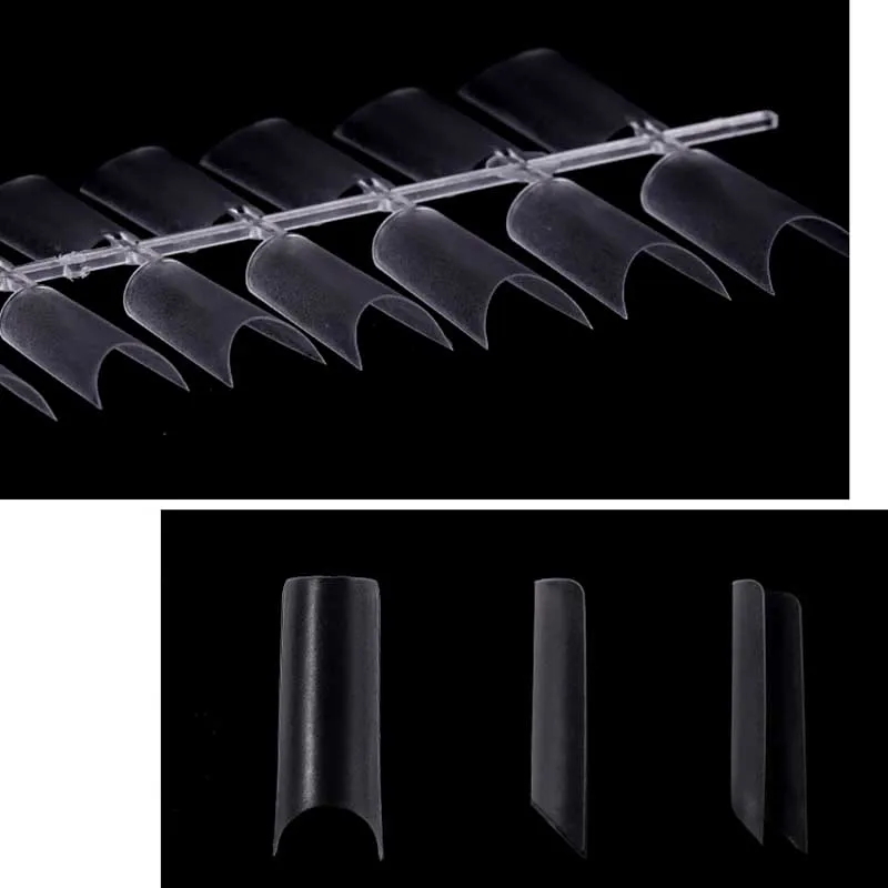 1 коробка прозрачные накладные акриловые ногти для французского