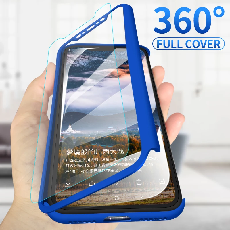Противоударный 360 градусов чехол для huawei Honor 7 7C 8 8X 8A 9 9i 10 20 Lite 9X 6X 7X полное покрытие для Honor V9 играть V10 V20 20i Coque
