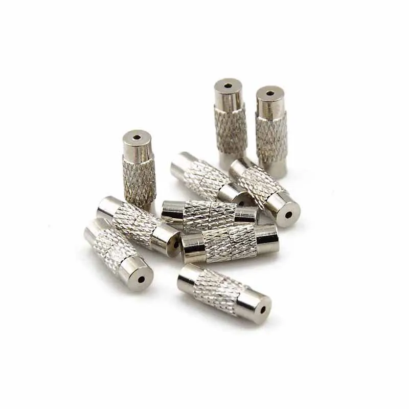 

Copper Screw Clasps Necklace Bracelet Findings Cylinder DIY Jewelry Making Craft Findings 12.5*4.2mm
