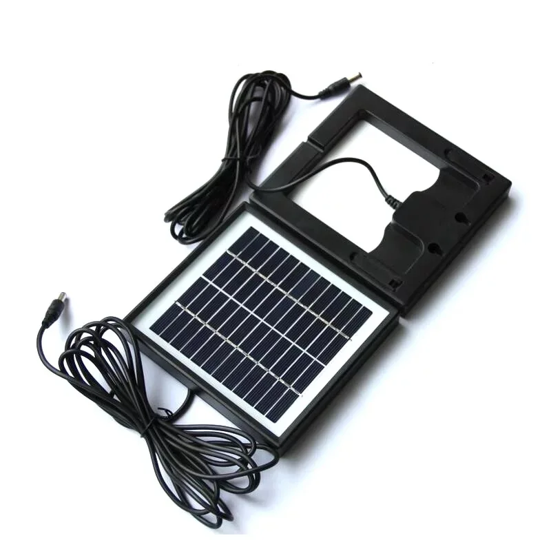 12V 5W Solar Panel Polysilicon with Frame & 3M Cable DIY Cell For Garden Camping High Quality Portable | Строительство и