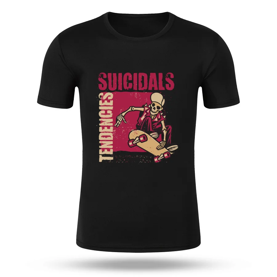 

Custom Summer Funny Unisex Suicidal Tendencies 1 Quick Dry T-shirt High Quality Couple Style Round Neck Jogging T Shirt