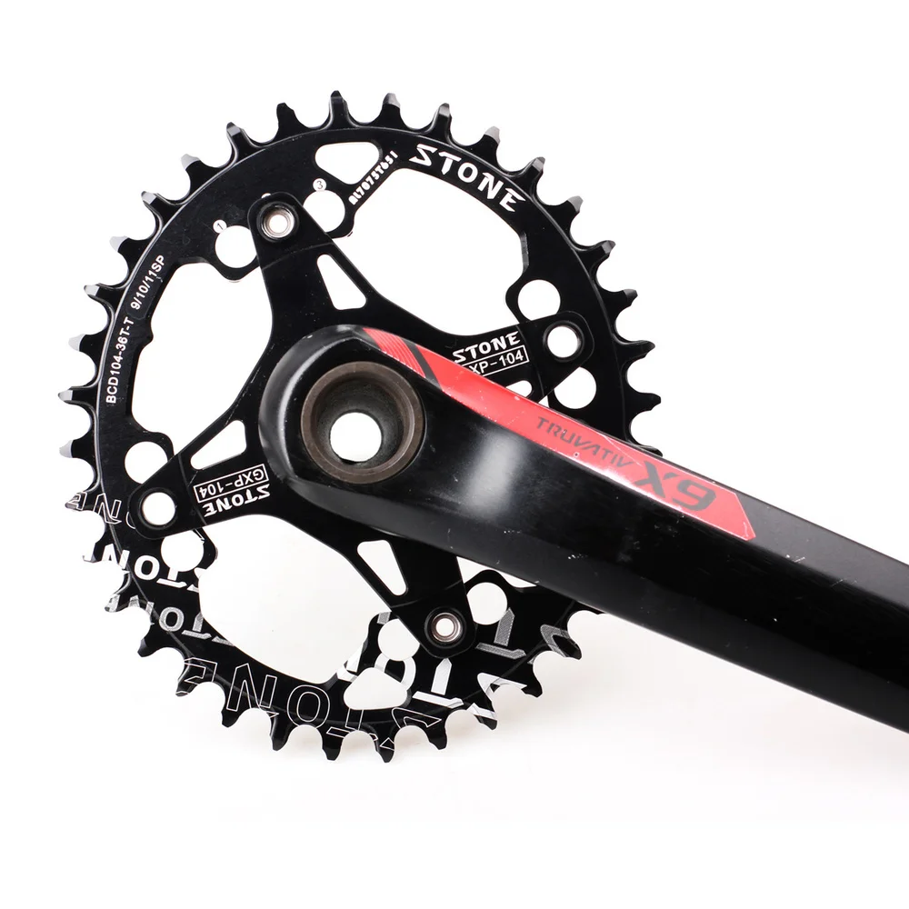 Каменная Звездочка овальная 104BCD для велосипеда Shimano M430 M780 M610 M670 m980 36 38T 40T 44 46T 48 50T