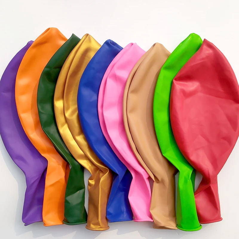 Большие шары 5-36 дюймов белые красные розовое золото круглые для свадьбы и дня