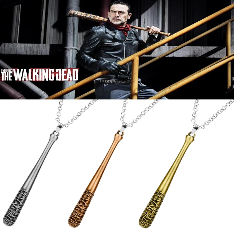 Мужское ожерелье в форме летучей мыши бейсбольное из фильма Ходячие мертвецы