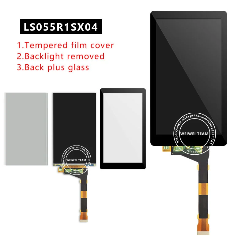 ЖК дисплей для 3D принтера Wisecoco LS055R1SX04 светильник отверждаемый Photon Wanhao D7 защитная