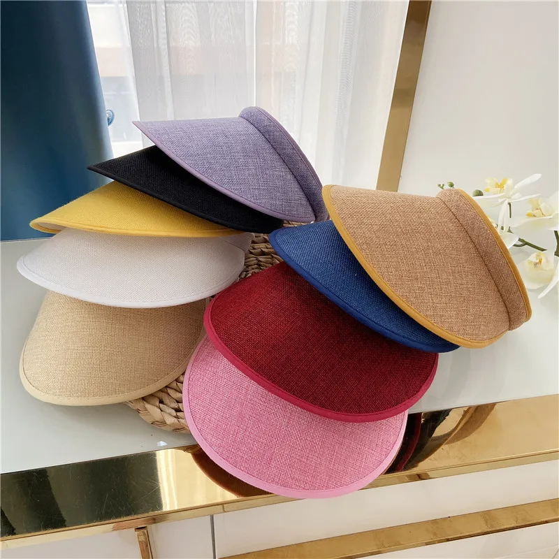Шляпа с защитой от солнца простая пляжная шапка для езды на велосипеде летняя