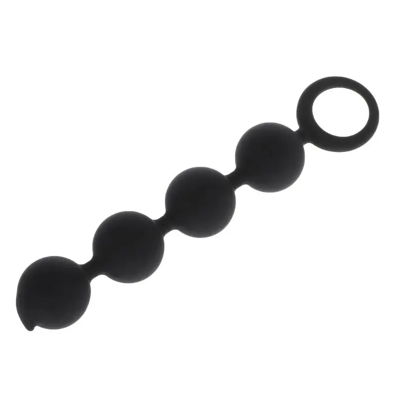 Силиконовые анальные шарики пробка Buttplug стимулятор унисекс Анальная анальная