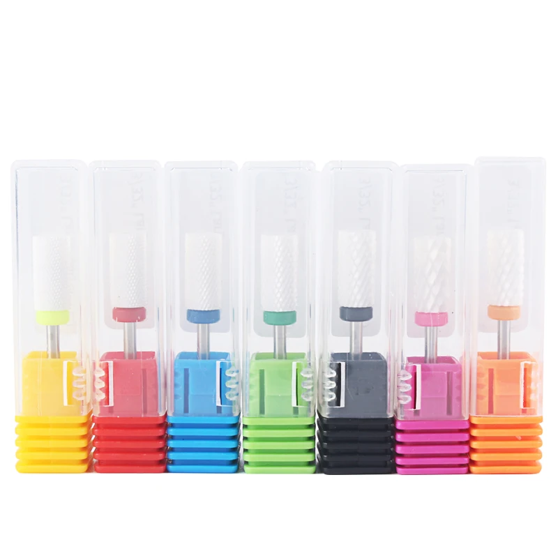 

Milling Nail Cutter For Ceramic Nail Drill Bits Grinding Head Electric Nail Art File Polish Sanding Pedicure