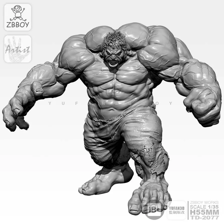 5 см наборы фигурок из смолы Furious Giant Resin Soldier модель самособранной модели TD