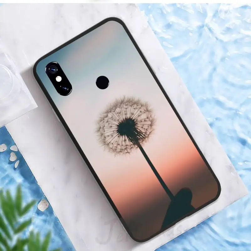 

Dandelion flying flower Phone Case For Xiaomi Redmi note 7 8 9 t max3 s 10 pro lite
