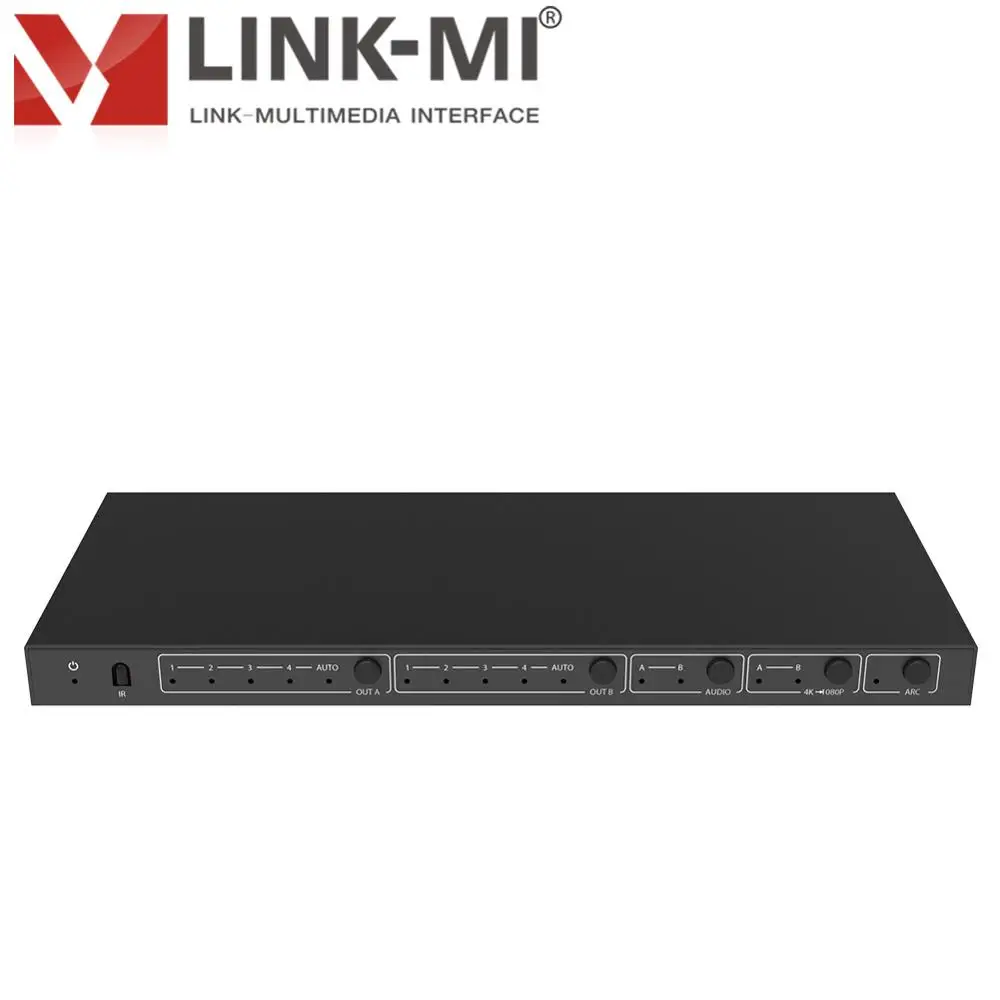 LINK MI LM MX42B 4K2K 4x2 HDMI 2 0 матричный коммутатор с аудио экстрактом/шкалой/ARC/EDID