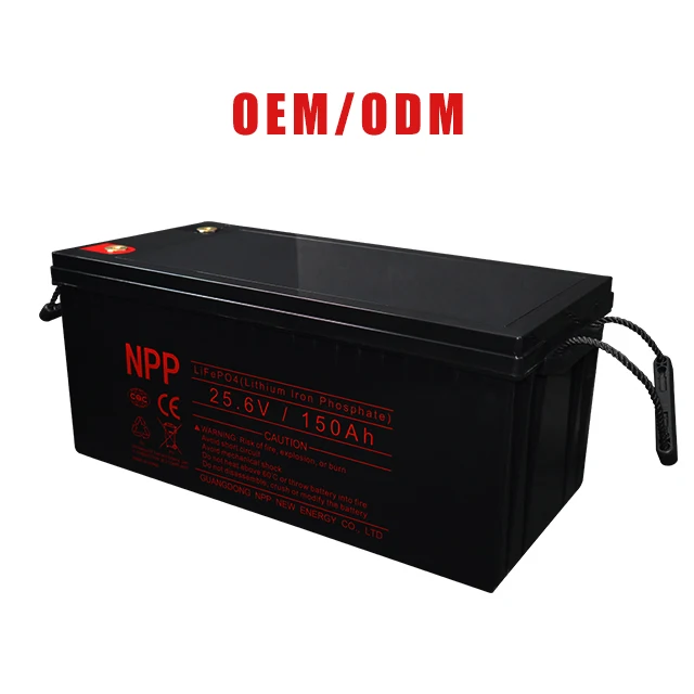 

NPP 12v 12.8v 24v 25.6v 100ah 150ah 200ah Batterie Solaire Custom Lithium Ion Lifepo4 Battery Pack 24v Solar Batteries