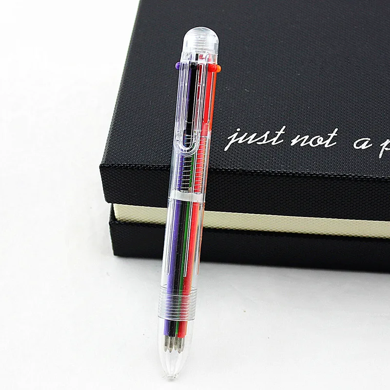 Пластиковые ручки с разноцветными моделями 1 шт. 6 в разноцветные шариковые ручка