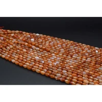 10x12mm aa natural faceted red agate irregular oval stone beads for diy necklace bracelet jewelry make 15 free delivery