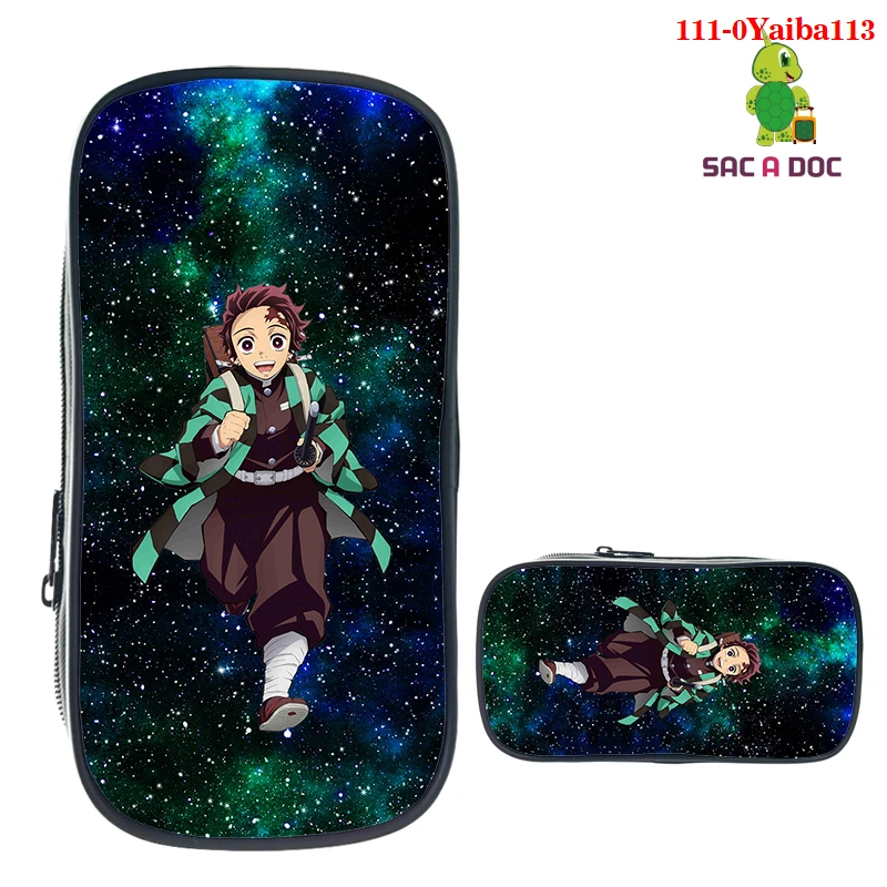 

Anime Demon Slayer Kimetsu No Yaiba Kamado Tanjirou Pencil Case Cute Zipper Pencil Bag Anime3d Pencil Box Kids Stationery Gifts