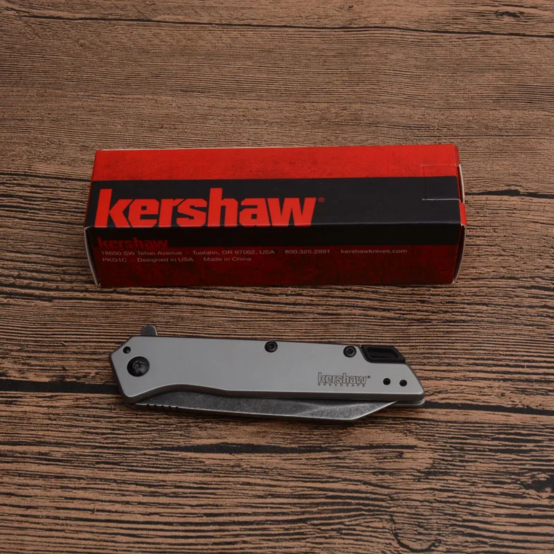 Складной карманный нож Kershaw 1365 8cr13mov лезвие авиационная алюминиевая ручка для
