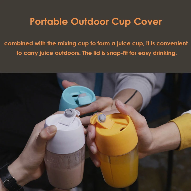 

Portable Juicer Mini Mixer 350ml USB Charging Outdoor Juice Maker Multifunctional Milkshake Blender Tritan Material