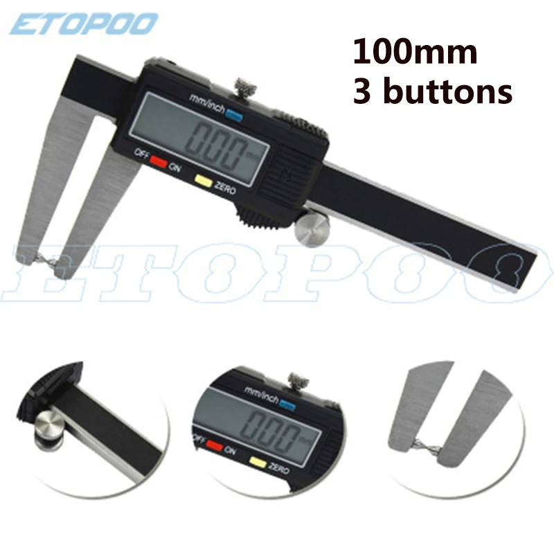 0 100 мм цифровой дисковый штангенциркуль с нониусом из тормозной диск Тормозной