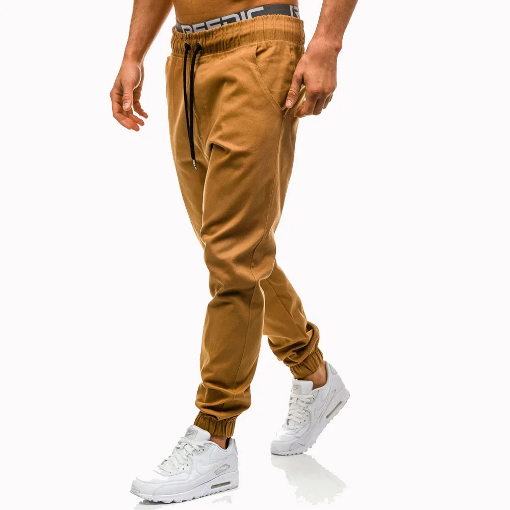 2019 Мужские штаны для бега фитнеса повседневные тренировок спортивная одежда
